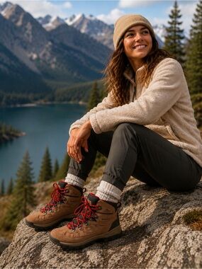 Columbia Women's Newton Ridge Plus Waterproof Amped Hiking Boots - Size 8